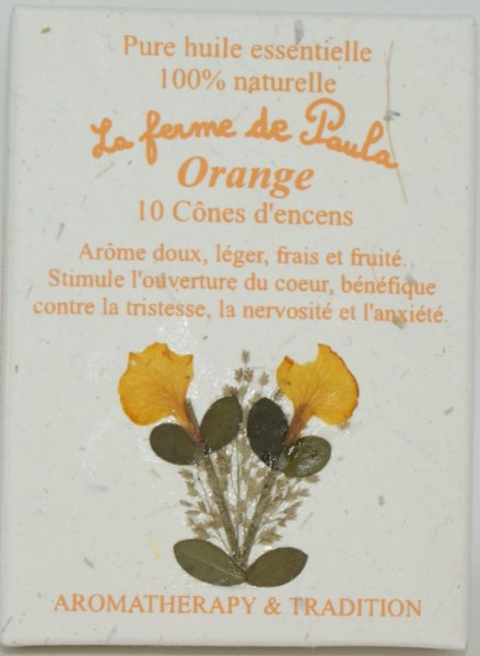 Orange - Cônes d'encens