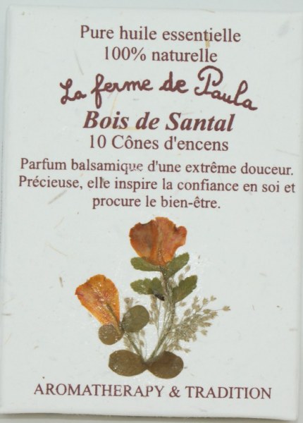 Santal - Cônes d'encens