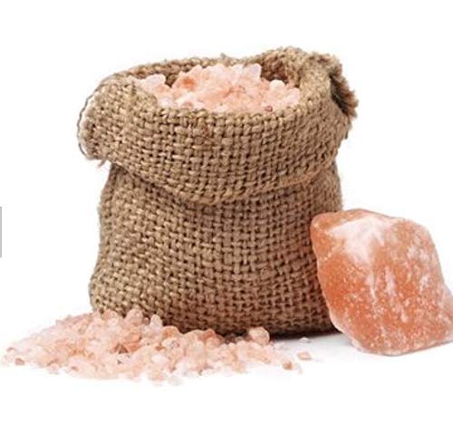 SEL ROSE de l'HIMALAYA,sac en kraft qui contient environ 800gr de pur sel rose de l'Himalaya